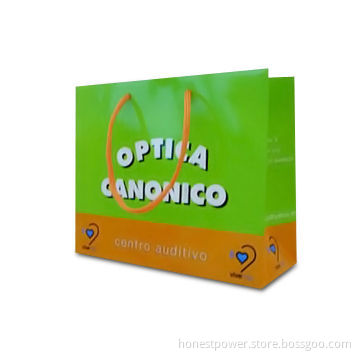 Paper Gift Bag with PP Rope Handle, Suitable for Promotion and Shopping
